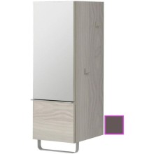 Полуколонна светло-коричневый глянец с зеркальной дверцей шарниры слева Jacob Delafon Odeon Up EB893G-G80