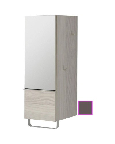 Полуколонна светло-коричневый глянец с зеркальной дверцей шарниры слева Jacob Delafon Odeon Up EB893G-G80