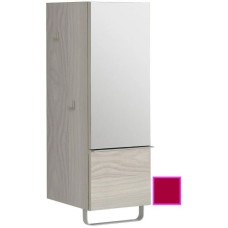 Полуколонна малиновый глянец с зеркальной дверцей шарниры справа Jacob Delafon Odeon Up EB893D-R3