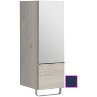 Полуколонна темно-синий глянец с зеркальной дверцей шарниры справа Jacob Delafon Odeon Up EB893D-G98