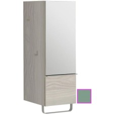 Полуколонна оливковый глянец с зеркальной дверцей шарниры справа Jacob Delafon Odeon Up EB893D-G95