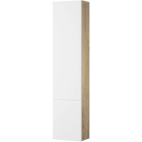 Модуль для зеркала 23х101 см дуб эндгрейн/белый матовый L Акватон Мишель 1A244303MIX40