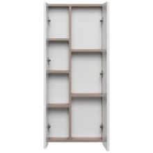 Модуль для зеркала 43х101 см дуб эндгрейн/белый матовый Акватон Мишель 1A244203MIX40