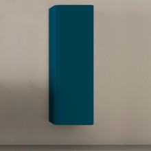 Колонна подвесная с одной распашной дверцей, реверсивная 35x43x130 CEZARES 55236 Blu petrolio