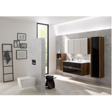 Полуколонна черный/сливовое дерево L VitrA Metropole 58208