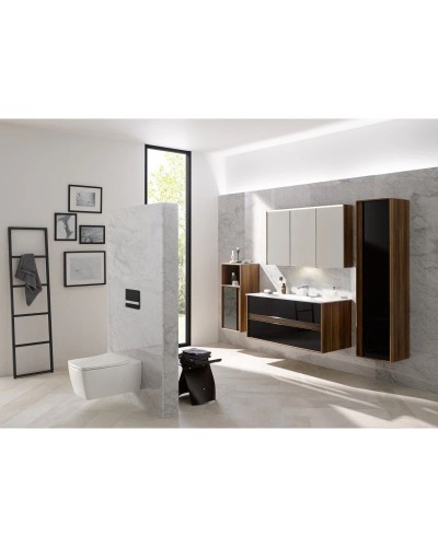 Полуколонна черный/сливовое дерево L VitrA Metropole 58208