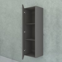 Колонна подвесная с одной распашной дверцей, реверсивная 35x43x130 CEZARES 55237 Grigio nuvola