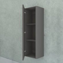 Колонна подвесная с одной распашной дверцей, реверсивная 35x43x130 CEZARES 55237 Grigio nuvola