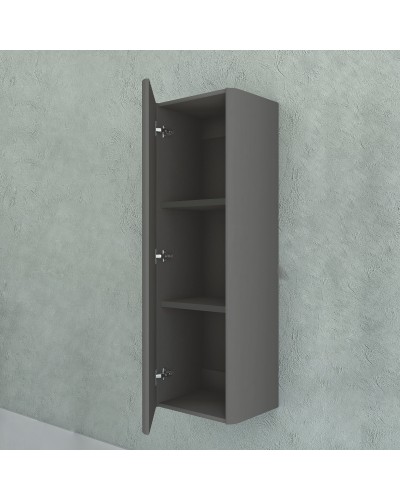 Колонна подвесная с одной распашной дверцей, реверсивная 35x43x130 CEZARES 55237 Grigio nuvola