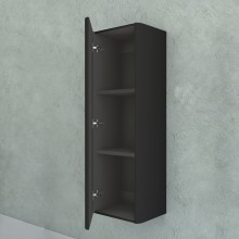 Колонна подвесная с одной распашной дверцей, реверсивная 35x43x130 CEZARES 55235 Nero grafite