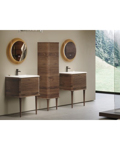 Колонна подвесная с дверью, реверсивная CEZARES IDRA 55820 Noce