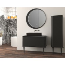 Колонна подвесная с дверью, реверсивная CEZARES IDRA 55819 Nero opaco