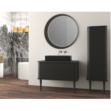 Колонна подвесная с дверью, реверсивная CEZARES IDRA 55819 Nero opaco