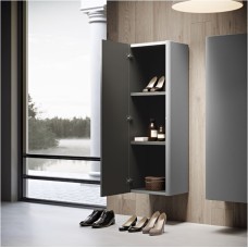 Колонна подвесная с одной распашной дверцей, реверсивная 35x43x130 CEZARES 55237 Grigio nuvola