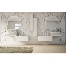 Колонна подвесная с одной распашной дверцей реверсивная 20x14x100 CEZARES 53187 Bianco Opaco