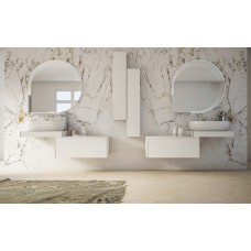 Колонна подвесная с одной распашной дверцей реверсивная 20x14x100 CEZARES 53187 Bianco Opaco