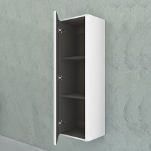 Колонна подвесная с одной распашной дверцей, реверсивная 35x43x130 CEZARES 55234 Bianco opaco