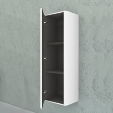 Колонна подвесная с одной распашной дверцей, реверсивная 35x43x130 CEZARES 55234 Bianco opaco