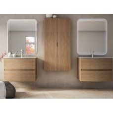 Колонна для ванной комнаты без зеркала реверсивная CEZARES 44828 Rovere tabacco