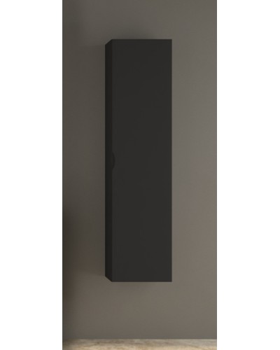 Колонна для ванной комнаты без зеркала реверсивная CEZARES 54595 Nero Lucido