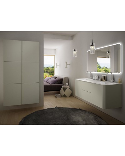 Колонна для ванной комнаты без зеркала CEZARES 53126 Grigio natura