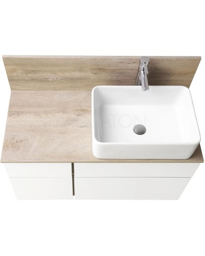 Столешница 100 см дуб эндгрейн Акватон Мишель 1A253103MIX40