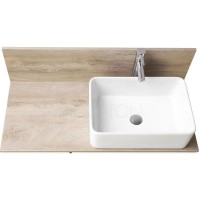 Столешница 100 см дуб эндгрейн Акватон Мишель 1A253103MIX40