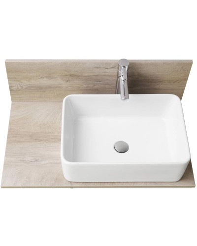 Столешница 80 см дуб эндгрейн Акватон Мишель 1A253003MIX40