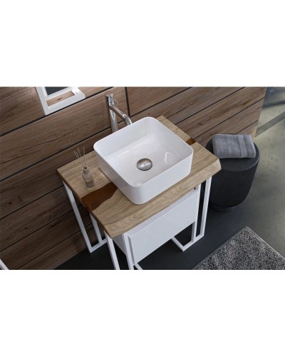 Столешница вяз 65 см без отверстий Velvex Gelou stGEL.65-71