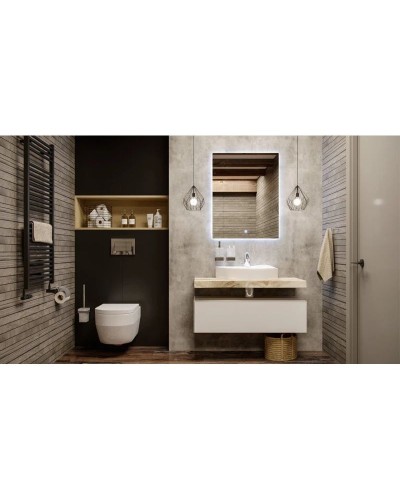 Столешница вяз 96 см с отверстиями Velvex Felay stFEL.100.1-71