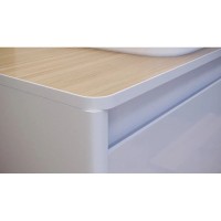 Столешница белый/шатанэ 68,8 см без отверстий Velvex Klaufs StKLA.70.MH-216.617