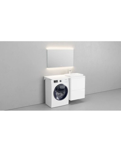 Столешница белый 120 см без отверстий, тумба справа Velvex Klaufs StKLA.120.60.TP.MH-216.616