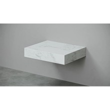 Столешница белый мрамор 60 см без отверстий Velvex Unique Unit st.UNI.60-630