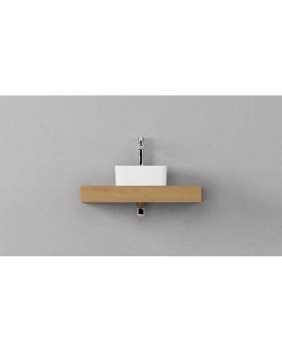 Столешница дуб французский 80 см без отверстий Velvex Unique Unit st.UNI.80-67