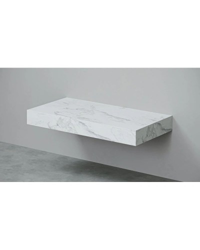 Столешница белый мрамор 100 см без отверстий Velvex Unique Unit st.UNI.100-630