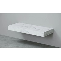 Столешница белый мрамор 120 см без отверстий Velvex Unique Unit st.UNI.120-630