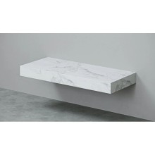 Столешница белый мрамор 120 см без отверстий Velvex Unique Unit st.UNI.120-630