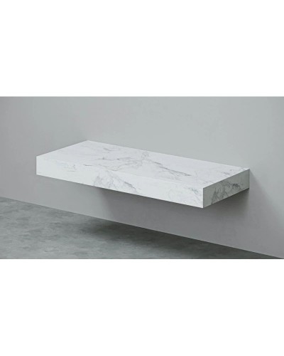 Столешница белый мрамор 120 см без отверстий Velvex Unique Unit st.UNI.120-630