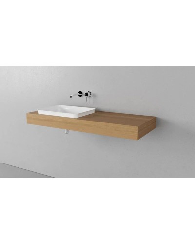 Столешница дуб французский 120 см без отверстий Velvex Unique Unit st.UNI.120-67