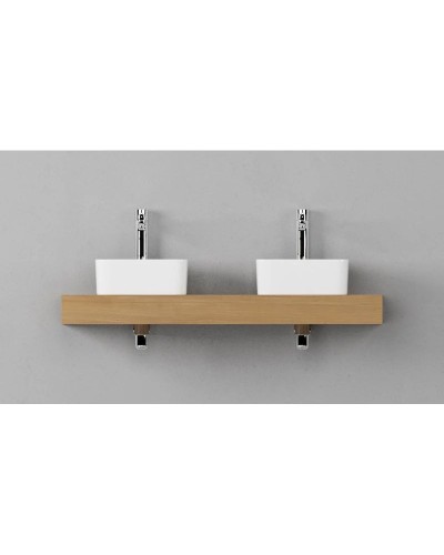 Столешница дуб французский 120 см без отверстий Velvex Unique Unit st.UNI.120-67