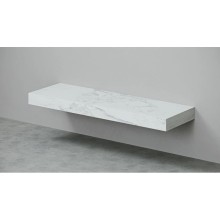 Столешница белый мрамор 160 см без отверстий Velvex Unique Unit st.UNI.160-630