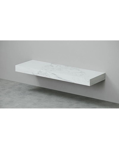 Столешница белый мрамор 160 см без отверстий Velvex Unique Unit st.UNI.160-630