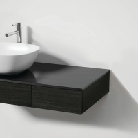 Столешница 90,5 см черный L VitrA Origin 65714