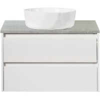 Столешница 80 см Marmo Grigio Lucido Belbagno KEP-80-MGL-W0