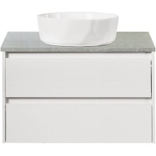 Столешница 80 см Marmo Grigio Lucido Belbagno KEP-80-MGL-W0