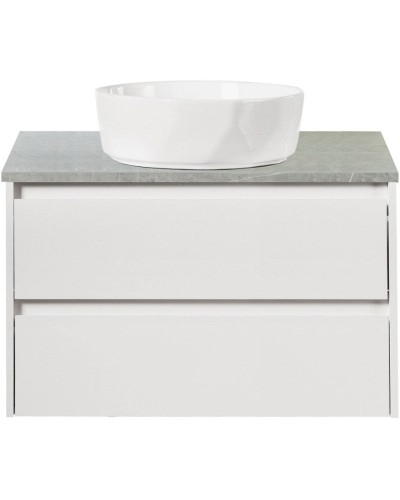 Столешница 80 см Marmo Grigio Lucido Belbagno KEP-80-MGL-W0