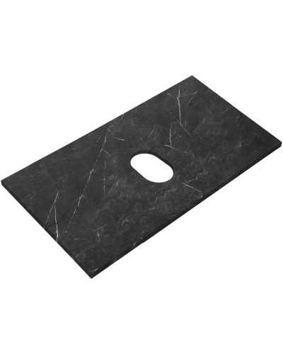 Столешница 80 см Marmo Nero Opaco Belbagno KEP-80-MNO-W0