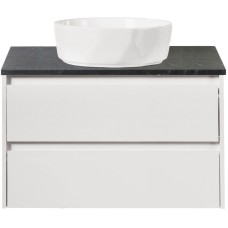 Столешница 80 см Marmo Nero Opaco Belbagno KEP-80-MNO-W0