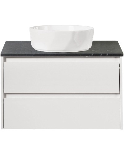 Столешница 80 см Marmo Nero Opaco Belbagno KEP-80-MNO-W0