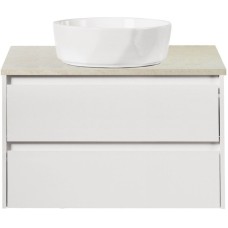 Столешница 80 см Marmo Crema Opaco Belbagno KEP-80-MCO-W0